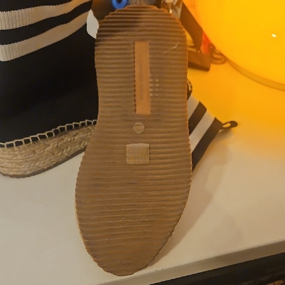 Alexander Wang Black and White Knit Espadrille Boots - Picture 5 of 6